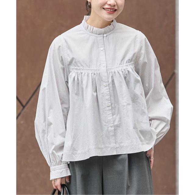 ジャーナルスタンダード（JOURNAL STANDARD）/《予約》コードストライプ Aライン ブラウス