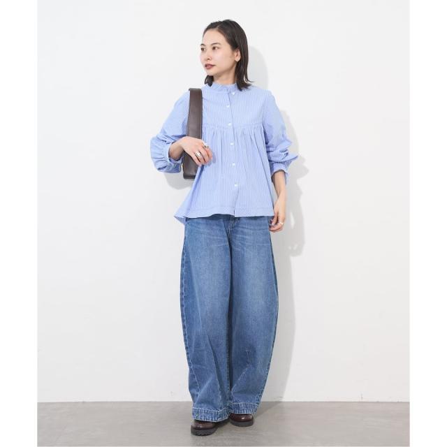 ジャーナルスタンダード（JOURNAL STANDARD）/《予約》コードストライプ Aライン ブラウス