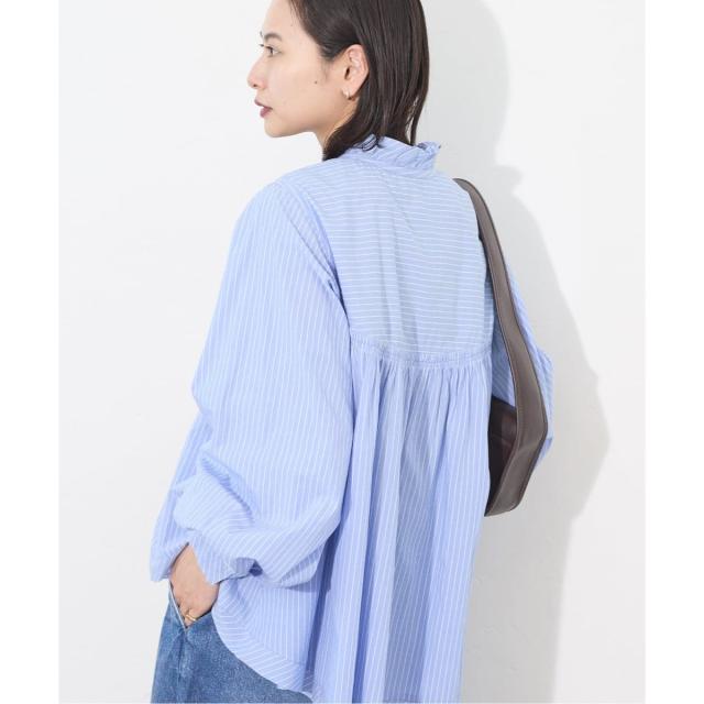 ジャーナルスタンダード（JOURNAL STANDARD）/《予約》コードストライプ Aライン ブラウス