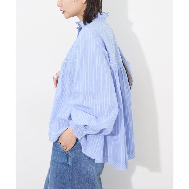 ジャーナルスタンダード（JOURNAL STANDARD）/《予約》コードストライプ Aライン ブラウス