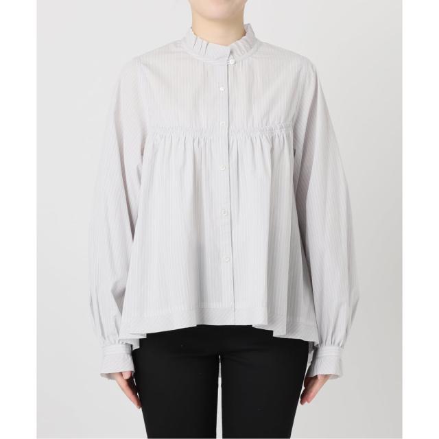 ジャーナルスタンダード（JOURNAL STANDARD）/《予約》コードストライプ Aライン ブラウス