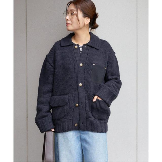 【NEW】ジャーナルスタンダード（JOURNAL STANDARD）/ローゲージニットブルゾン