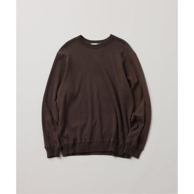 ジャーナルスタンダード（JOURNAL STANDARD）/《予約》【FOLL / フォル】antique washed thermal crewneck