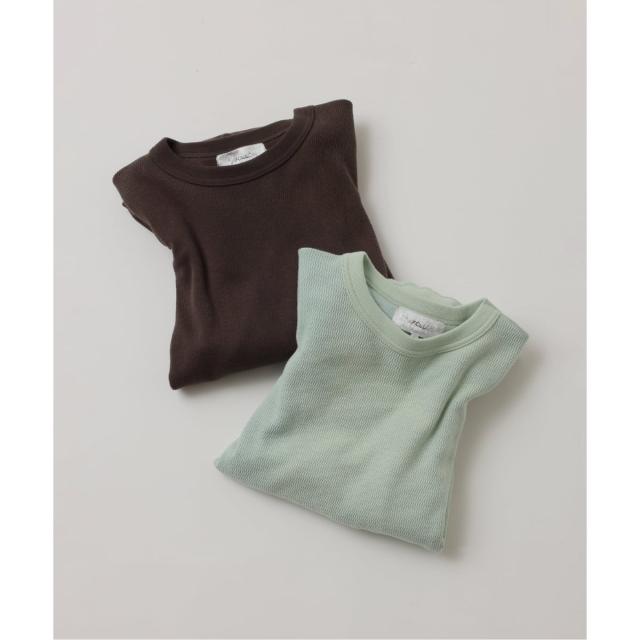 ジャーナルスタンダード（JOURNAL STANDARD）/《予約》【FOLL / フォル】antique washed thermal crewneck