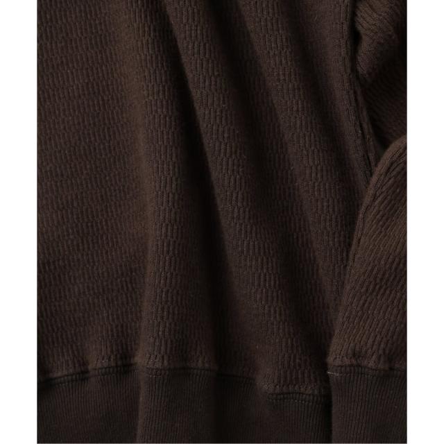 ジャーナルスタンダード（JOURNAL STANDARD）/《予約》【FOLL / フォル】antique washed thermal crewneck
