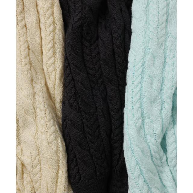 ジャーナルスタンダード（JOURNAL STANDARD）/《予約》【FOLL / フォル】superfine cotton cable sweater