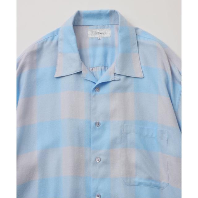 ジャーナルスタンダード（JOURNAL STANDARD）/《予約》【FOLL / フォル】summer modal check open collar shi