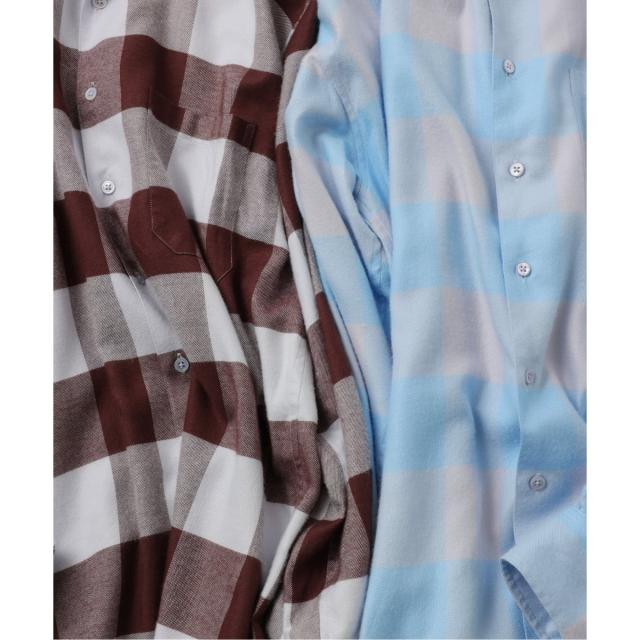 ジャーナルスタンダード（JOURNAL STANDARD）/《予約》【FOLL / フォル】summer modal check open collar shi