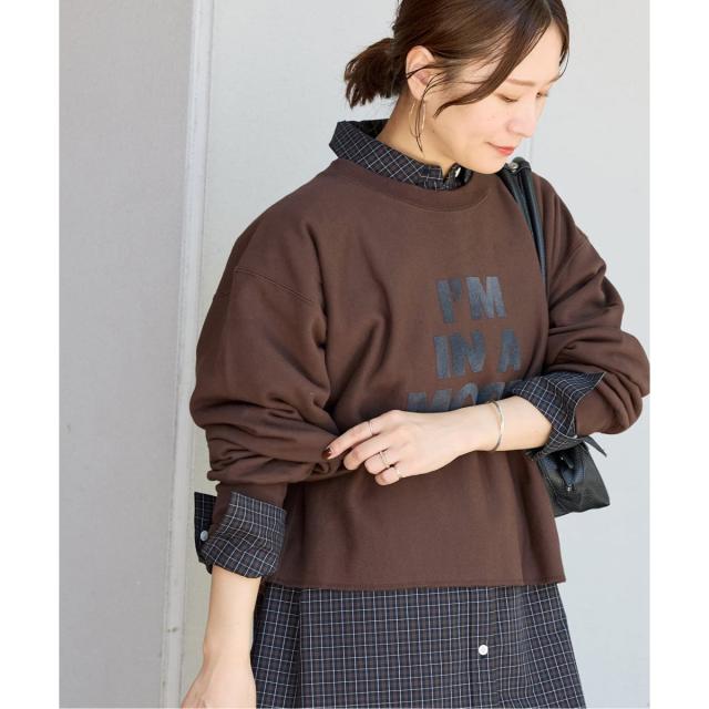 【NEW】ジャーナルスタンダード（JOURNAL STANDARD）/《追加》CROPPED LOGO SWEAT
