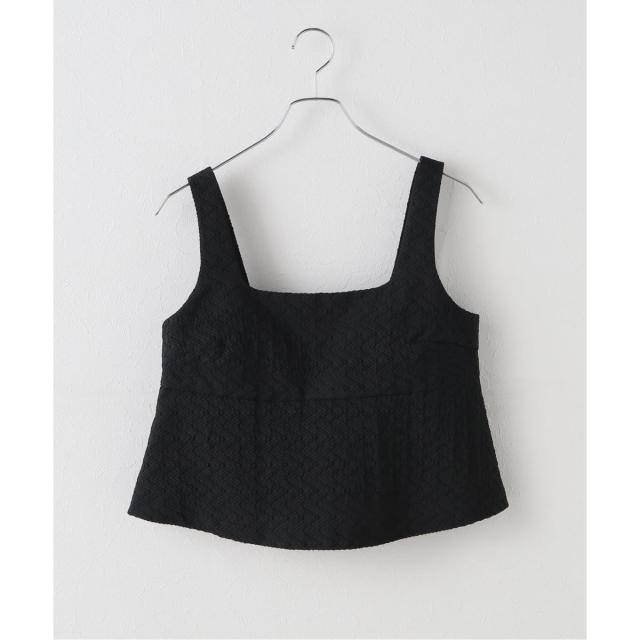 【NEW】ジャーナルスタンダード（JOURNAL STANDARD）/ヘリンボーンジャガードスクエアネックブラウス