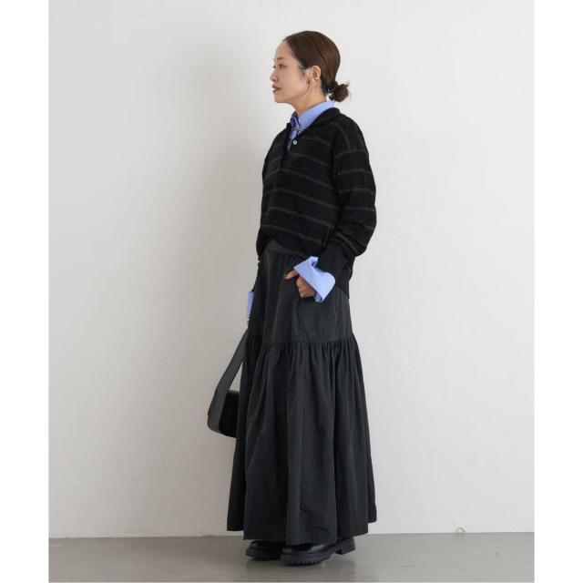 【NEW】ジャーナルスタンダード（JOURNAL STANDARD）/《追加2》ベロアニットロングスリーブポロシャツ