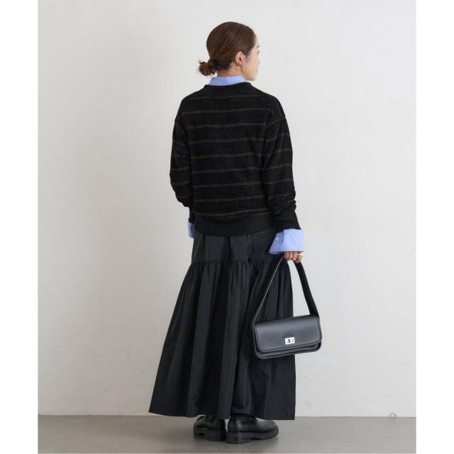 【NEW】ジャーナルスタンダード（JOURNAL STANDARD）/《追加2》ベロアニットロングスリーブポロシャツ