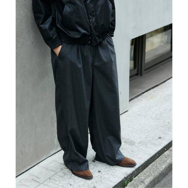ジャーナルスタンダード（JOURNAL STANDARD）/《予約》TR モダン ツイル ワイド ストライプ スラックス