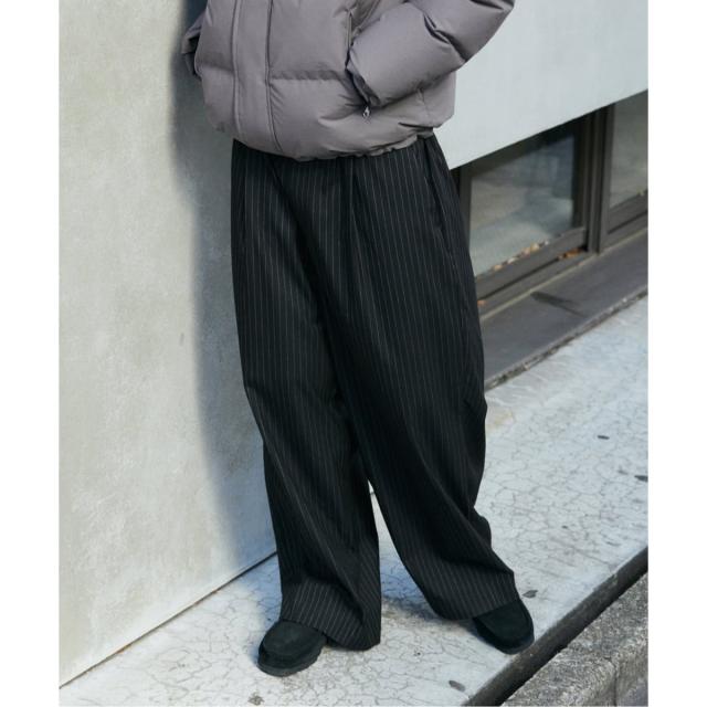 ジャーナルスタンダード（JOURNAL STANDARD）/《予約》TR モダン ツイル ワイド ストライプ スラックス