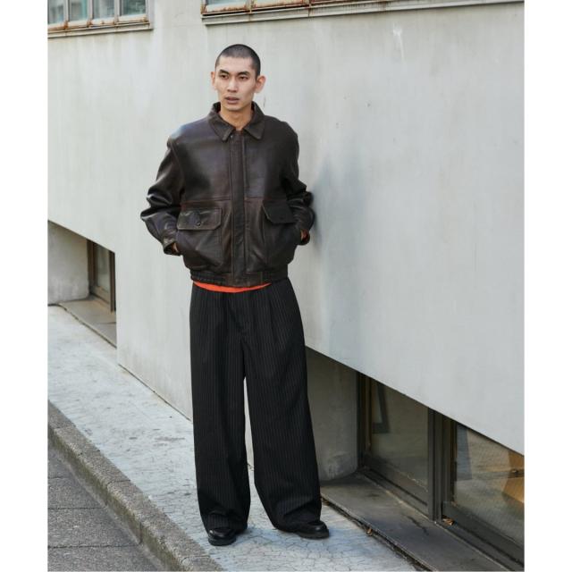 ジャーナルスタンダード（JOURNAL STANDARD）/《予約》TR モダン ツイル ワイド ストライプ スラックス