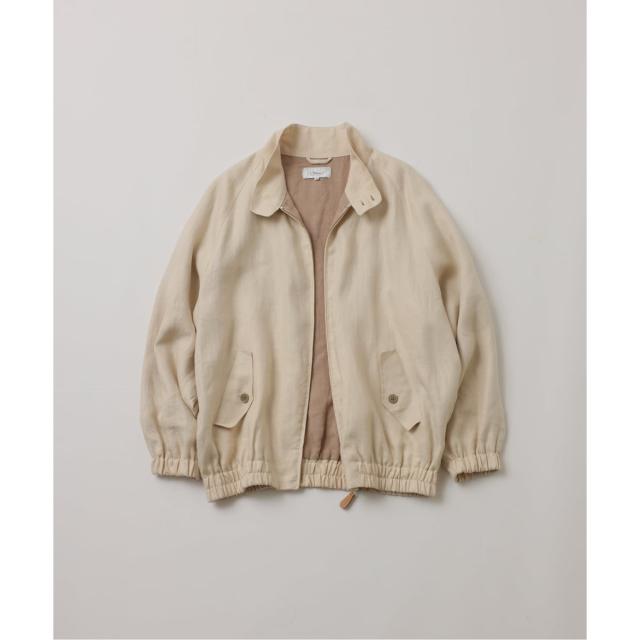 ジャーナルスタンダード（JOURNAL STANDARD）/《予約》【FOLL / フォル】linen gabardine harrington jacket