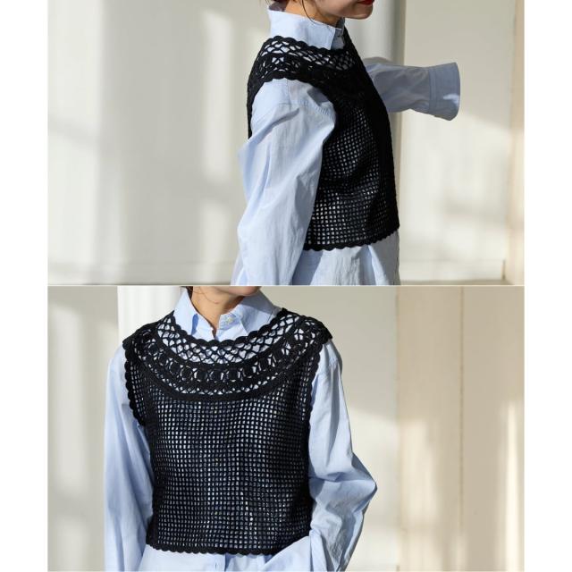 ジャーナルスタンダード（JOURNAL STANDARD）/CROCHET VEST