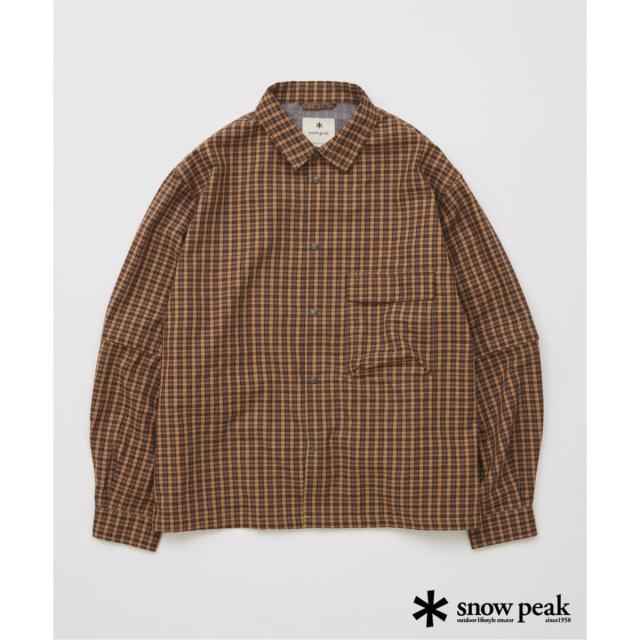 ジャーナルスタンダード（JOURNAL STANDARD）/snow peak / スノーピーク 別注 チェック ユーティリティ シャツ