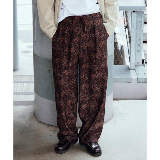 ジャーナルスタンダード（JOURNAL STANDARD）/RIRANCHA / リランチェ ブッチャー 総柄 オーバー パンツ_2