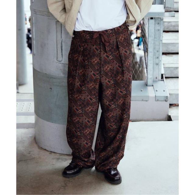 ジャーナルスタンダード（JOURNAL STANDARD）/RIRANCHA / リランチェ ブッチャー 総柄 オーバー パンツ_7