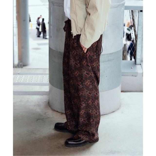 ジャーナルスタンダード（JOURNAL STANDARD）/RIRANCHA / リランチェ ブッチャー 総柄 オーバー パンツ_9