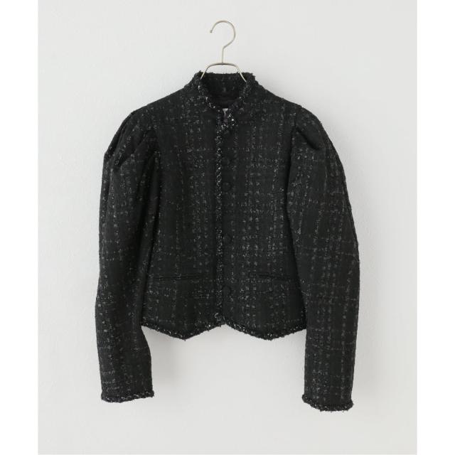 ジャーナルスタンダード（JOURNAL STANDARD）/【VIVIANO / ヴィヴィアーノ】 TWEED COL MONTANT JACKET