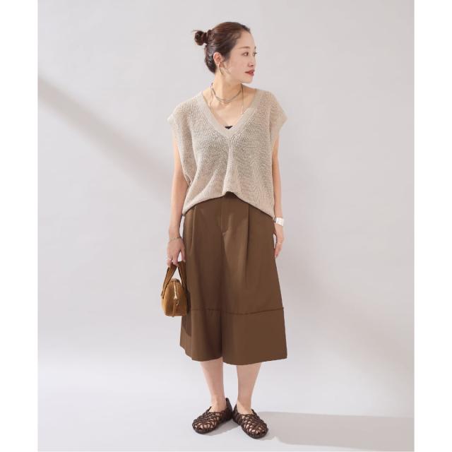 ジャーナルスタンダード（JOURNAL STANDARD）/【osedit】WASHABLELINEN Vベスト_6