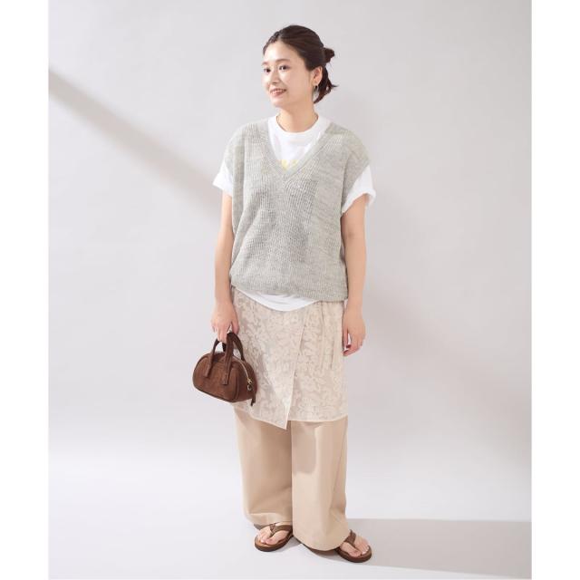 ジャーナルスタンダード（JOURNAL STANDARD）/【osedit】WASHABLELINEN Vベスト_17