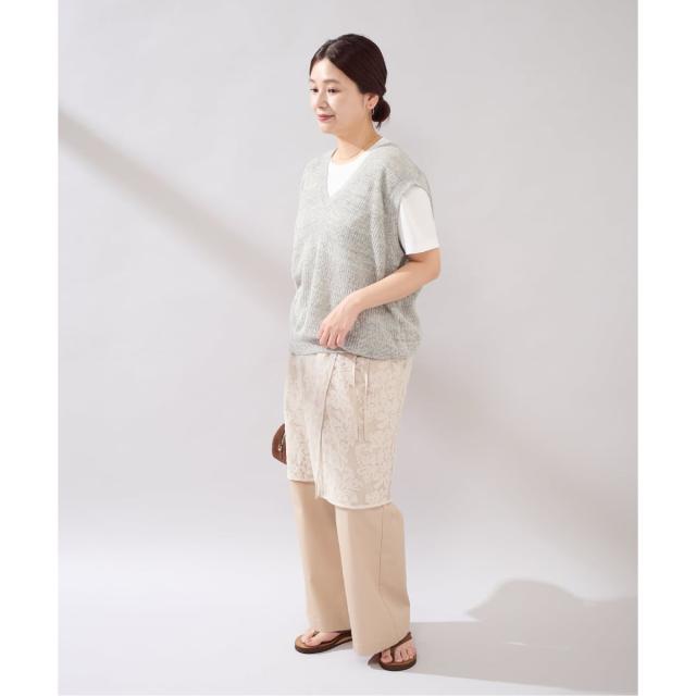 ジャーナルスタンダード（JOURNAL STANDARD）/【osedit】WASHABLELINEN Vベスト_18