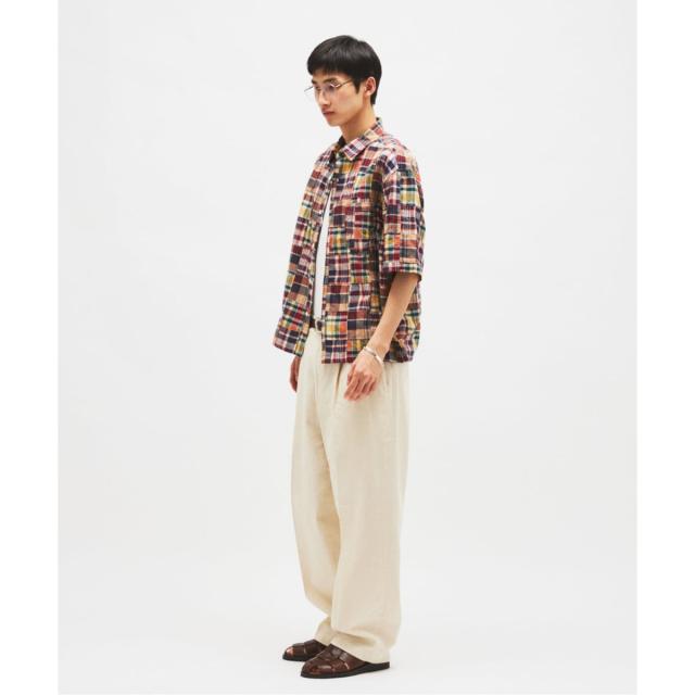 ジャーナルスタンダード（JOURNAL STANDARD）/パッチ マドラス チェック ボックス 半袖 シャツ_6