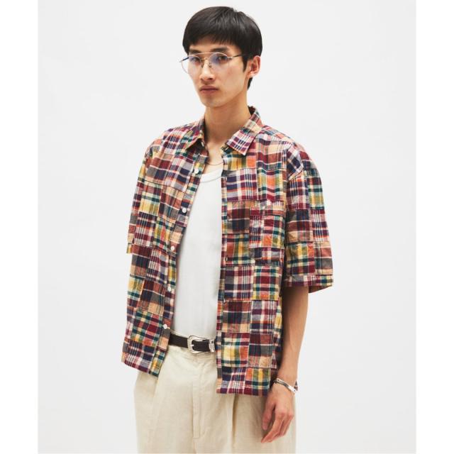ジャーナルスタンダード（JOURNAL STANDARD）/パッチ マドラス チェック ボックス 半袖 シャツ_8