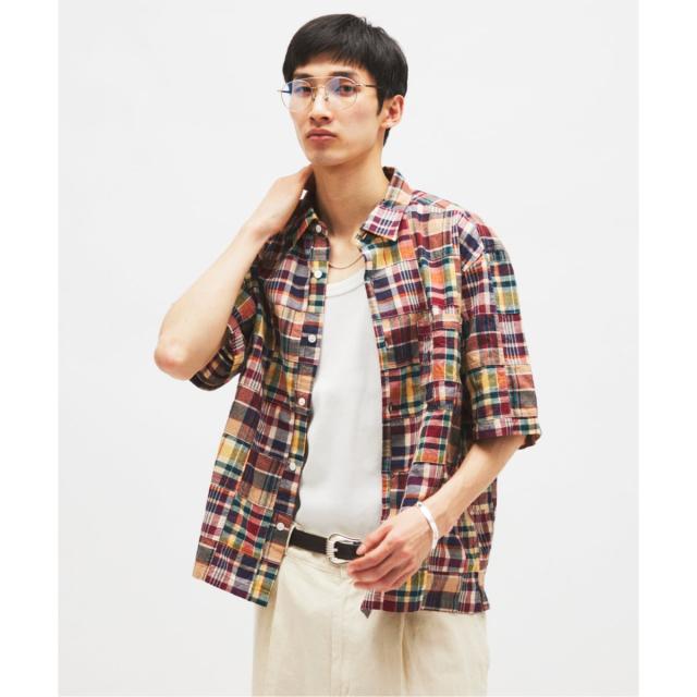 ジャーナルスタンダード（JOURNAL STANDARD）/パッチ マドラス チェック ボックス 半袖 シャツ_9