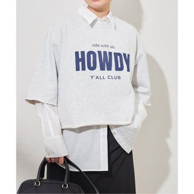 ジャーナルスタンダード（JOURNAL STANDARD）/《追加2》HOWDY ハーフスリーブスウェット