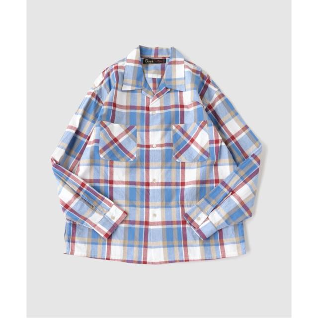ジャーナルスタンダード（JOURNAL STANDARD）/Gurank / グランク Plaid open collar shirts
