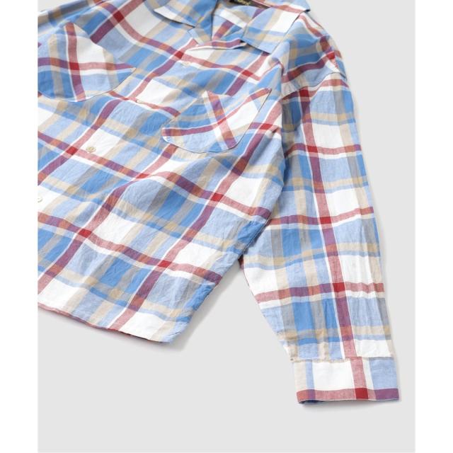 ジャーナルスタンダード（JOURNAL STANDARD）/Gurank / グランク Plaid open collar shirts_3