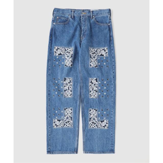 【NEW】ジャーナルスタンダード（JOURNAL STANDARD）/NOMARHYTHM / ノーマリズム Bandana Embroidery Denim Pant