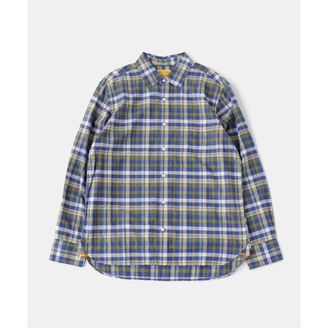 ジャーナルスタンダード（JOURNAL STANDARD）/ORIGINAL MADRAS / オリジナルマドラス STRAIGHT COLLAR L/S SH