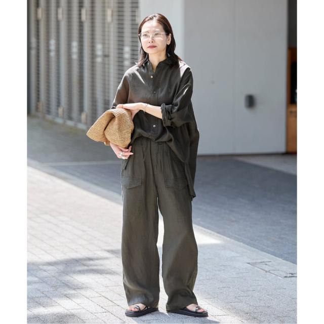 ジャーナルスタンダード（JOURNAL STANDARD）/《予約》【TICCA / ティッカ】リネンカーゴパンツ_3