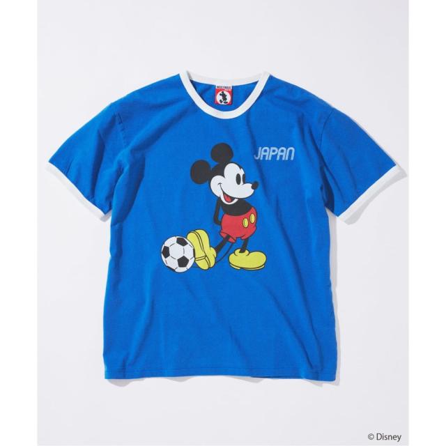 ジャーナルスタンダード（JOURNAL STANDARD）/MICKEY MOUSE / ミッキー マウス 別注 サッカー プリント Tシャツ