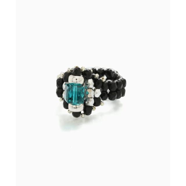 【NEW】ジャーナルスタンダード（JOURNAL STANDARD）/TIE A KNOT / タイ ア ノット EX CRYSTAL BEADS RING with S