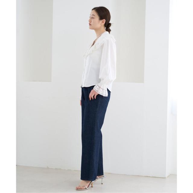 イエナ（IENA）/【SARA MALLIKA x IENA】別注 フリルカラーブラウス