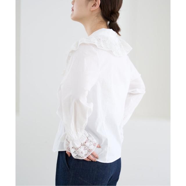 イエナ（IENA）/【SARA MALLIKA x IENA】別注 フリルカラーブラウス