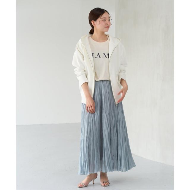 イエナ（IENA）/ダンボールニットジップアップフーディ
