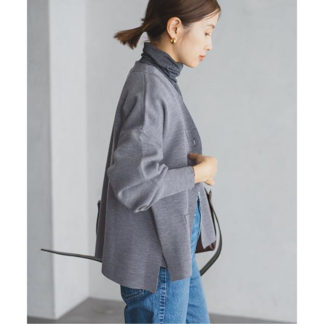 イエナ（IENA）/スーパーファインスムース ショートカーディガンの通販