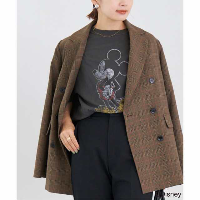 イエナ（IENA）/R JUBILEE/DISNEY COLLECTION LW加工Tシャツ(Mickey Mouse)