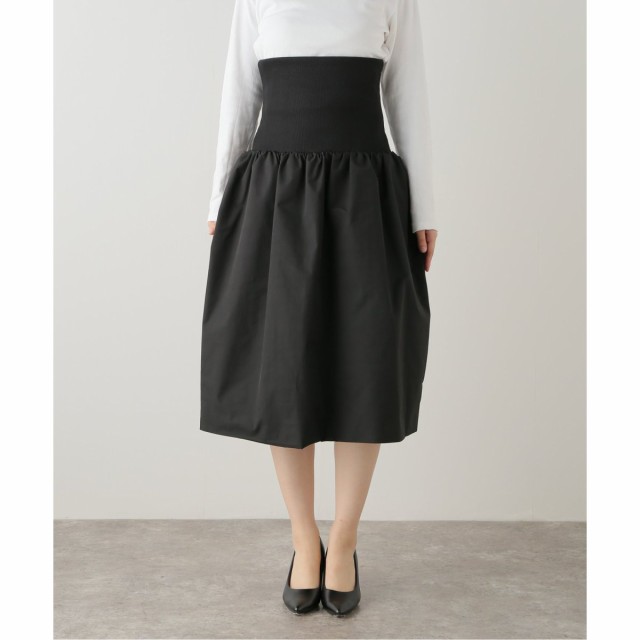 イエナ（IENA）/AMOMENTO/アモーメント NYLON SHIRRING FLARE SKIRT スカート AM