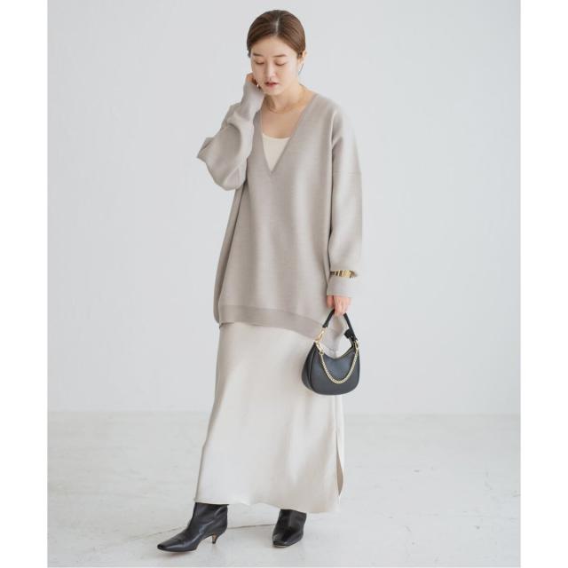 イエナ（IENA）/《追加9》ダブルサテンスカート