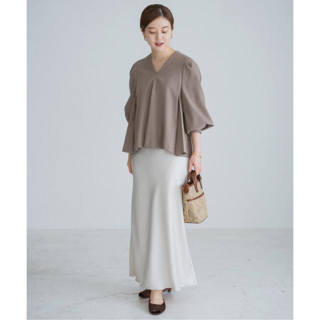 イエナ（IENA）/《追加9》ダブルサテンスカート