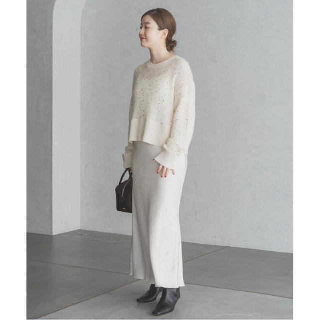 イエナ（IENA）/《追加9》ダブルサテンスカート