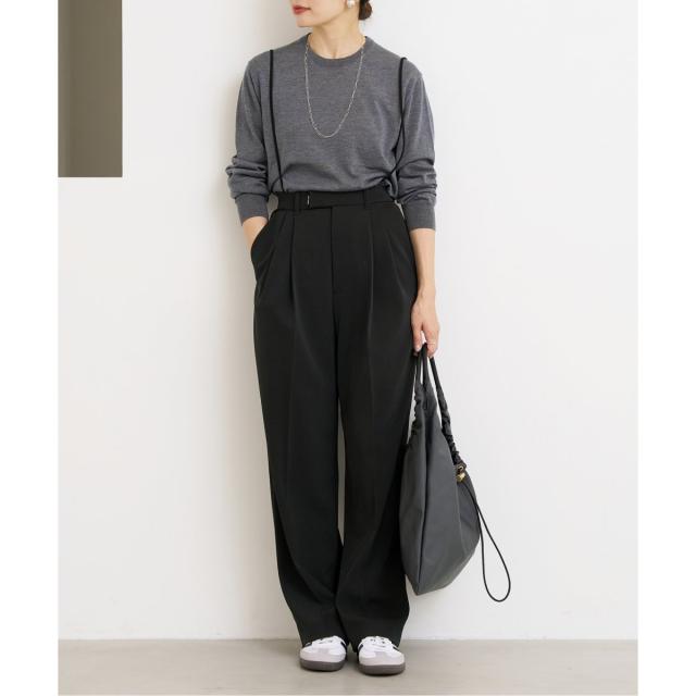 イエナ（IENA）/《追加2》サスペンダーツイルパンツ